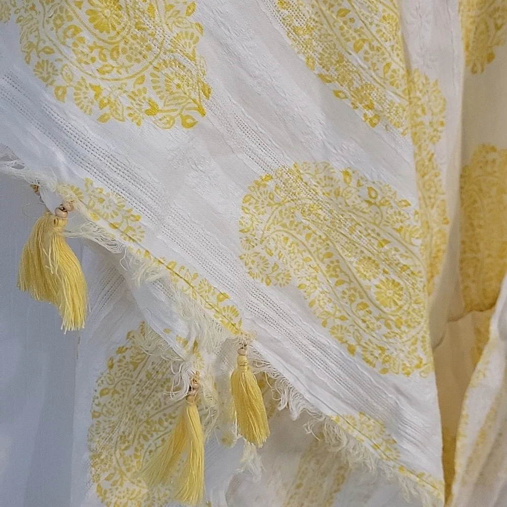Vince Camuto Tasseled Wrap - Picture 2 of 7
